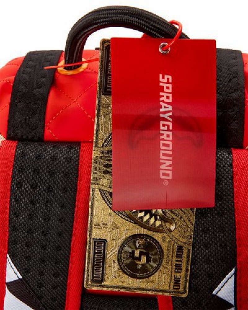 Red Sprayground The Global Expedition Hills Backpacks | 30952-XOJV