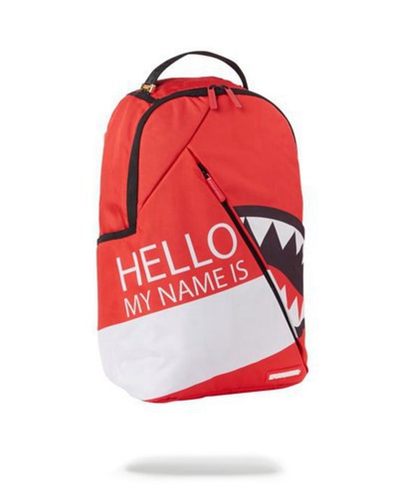 Red Sprayground The Remix Backpacks | 84170-HLNK