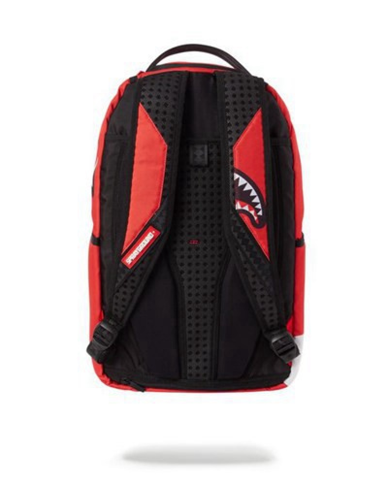 Red Sprayground The Remix Backpacks | 84170-HLNK