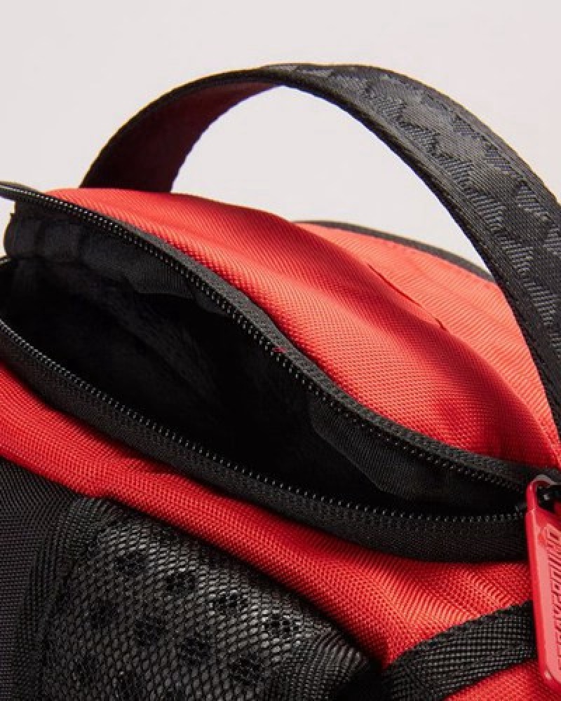 Red Sprayground The Remix Backpacks | 84170-HLNK