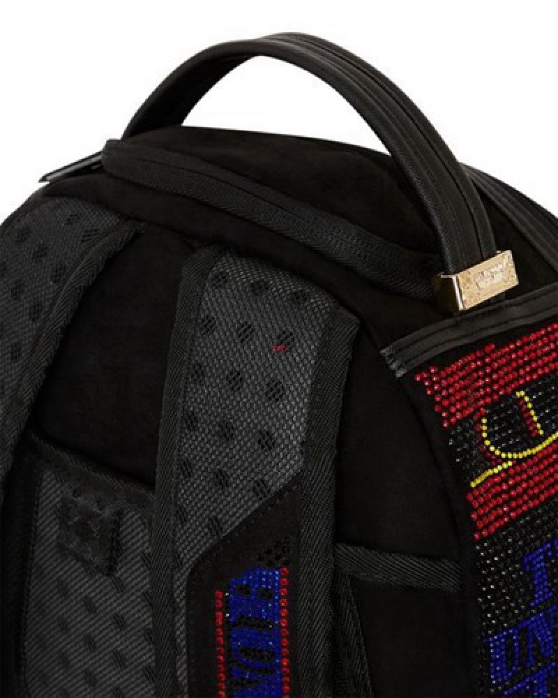 Red Sprayground Trinity Hundred Backpacks | 15790-CSTW