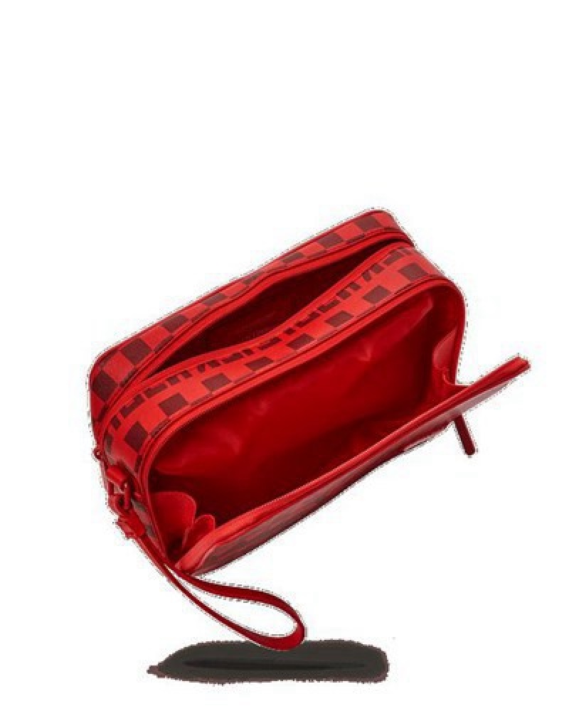 Red Sprayground Veni Vidi Vici Bags | 52701-GXJV