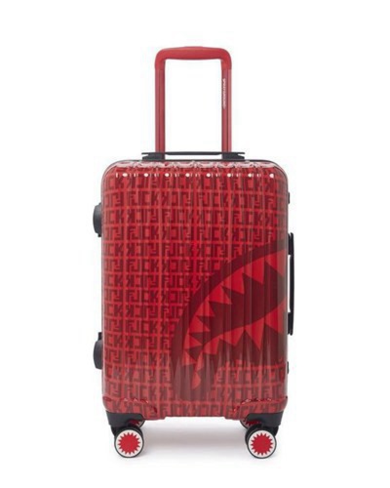 Red Sprayground Veni Vidi Vici Luggage Set | 29364-NEAR