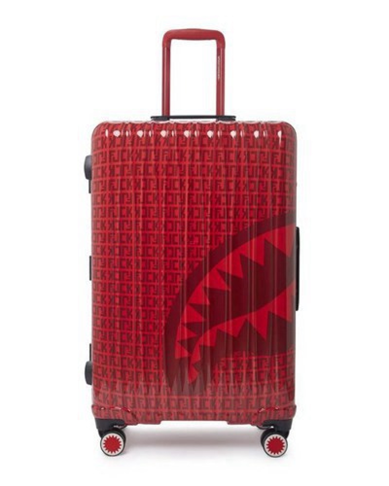 Red Sprayground Veni Vidi Vici Luggage Set | 29364-NEAR