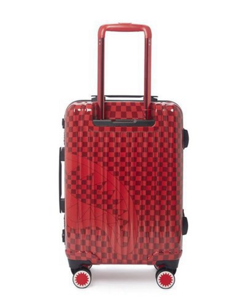 Red Sprayground Veni Vidi Vici Luggage Set | 29364-NEAR