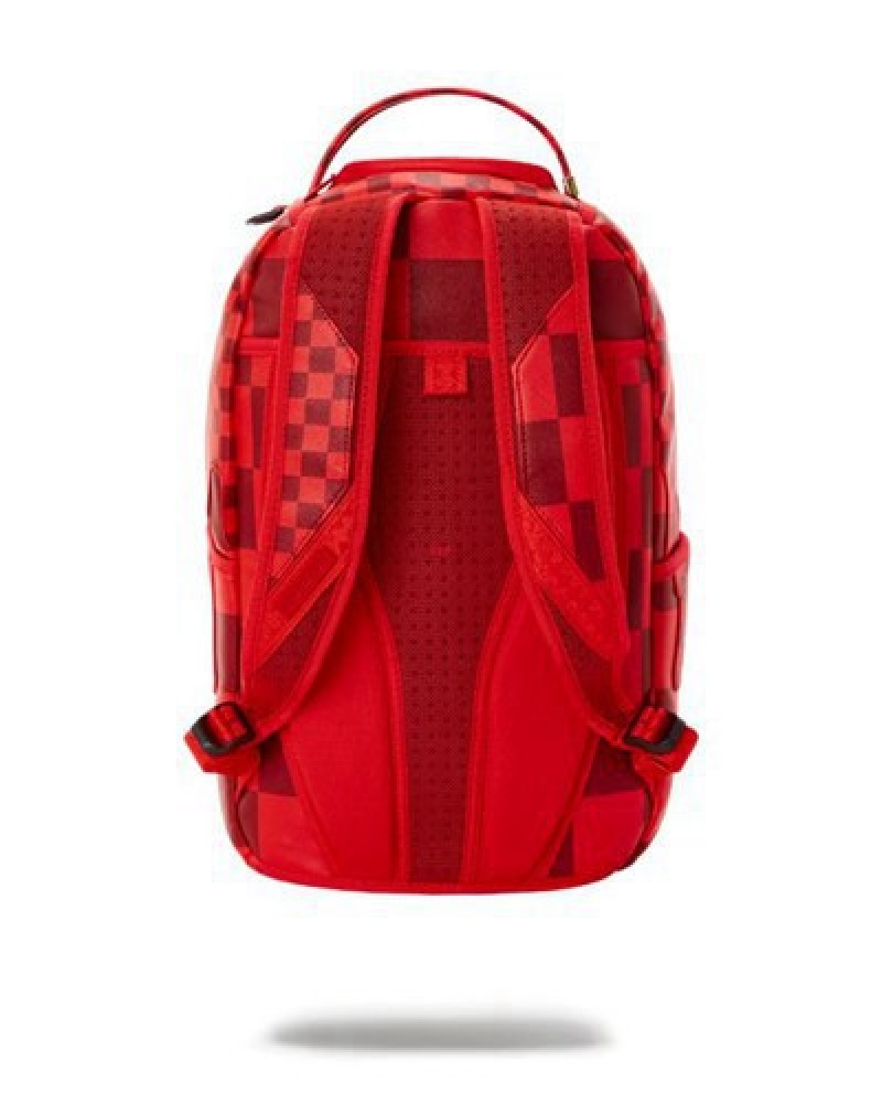 Red Sprayground Xtc Sharks In Wonderland (Dlxv) Backpacks | 30651-YNDO