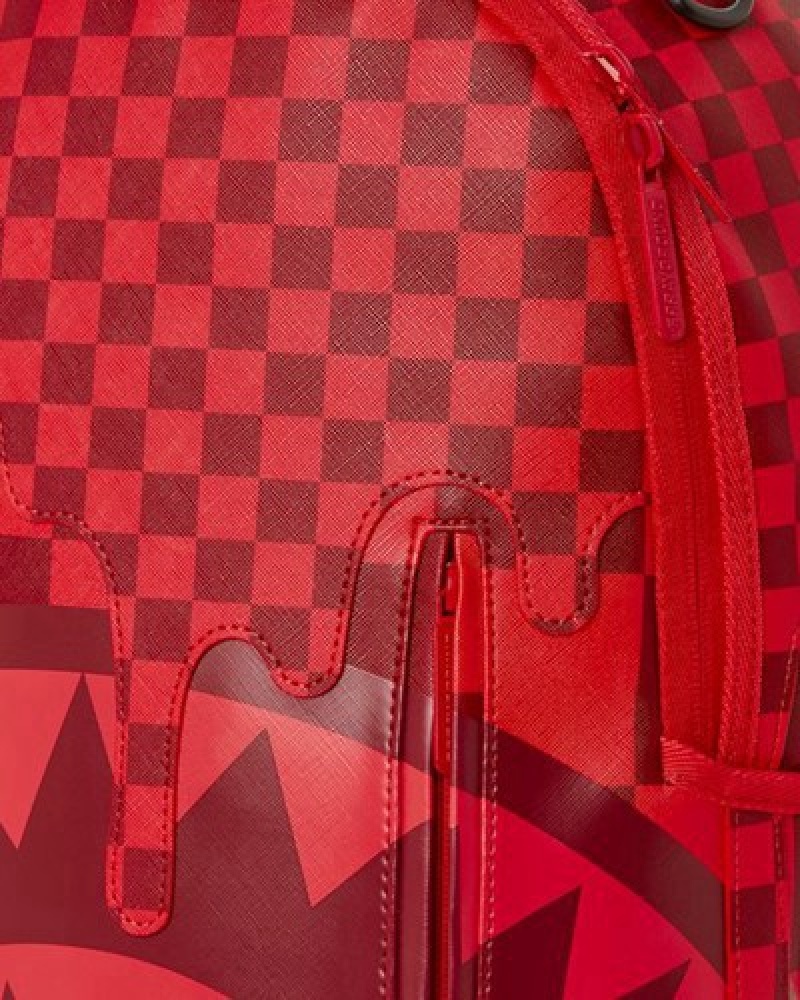 Red Sprayground Xtc Sharks In Wonderland (Dlxv) Backpacks | 30651-YNDO