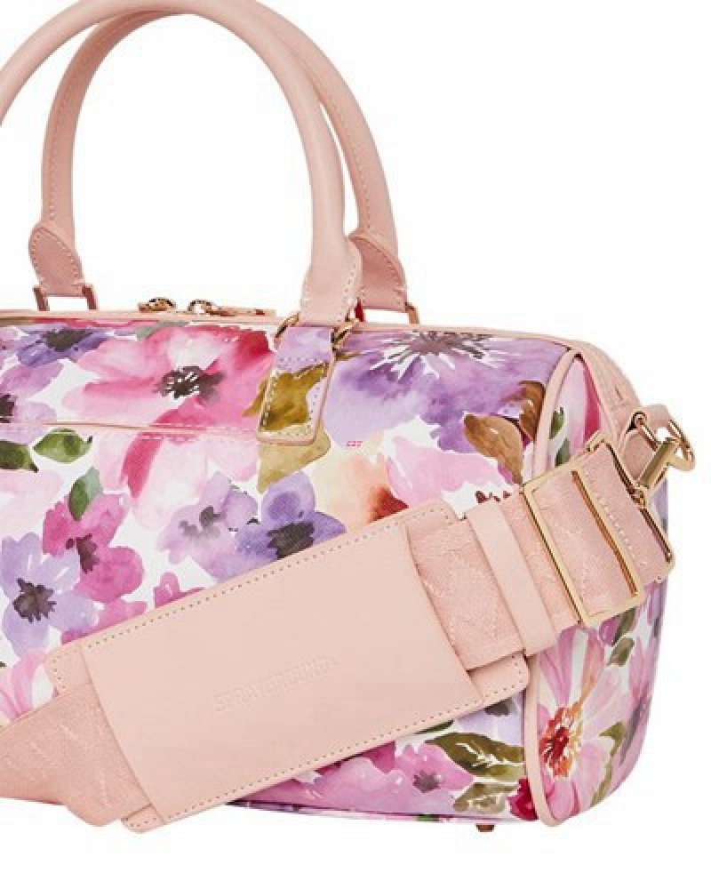 Rose Sprayground Botanic Villa Chilla Mini Duffle Bags | 89134-AUEV