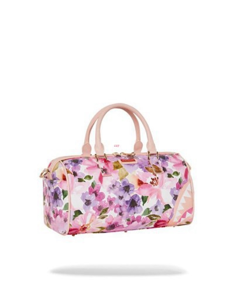 Rose Sprayground Botanic Villa Chilla Mini Duffle Bags | 89134-AUEV