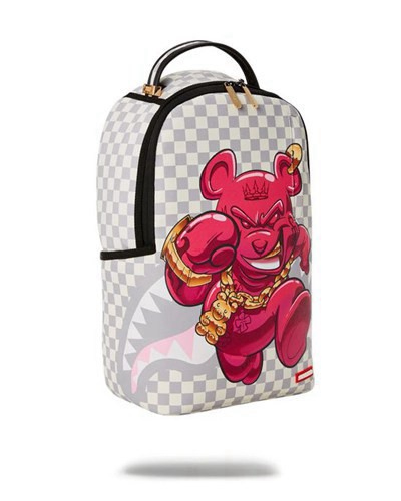 Rose Sprayground Chase Bank: Diablo Back At It (Dlxv) Backpacks | 72458-SRVZ