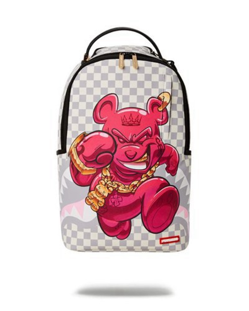 Rose Sprayground Chase Bank: Diablo Back At It (Dlxv) Backpacks | 72458-SRVZ