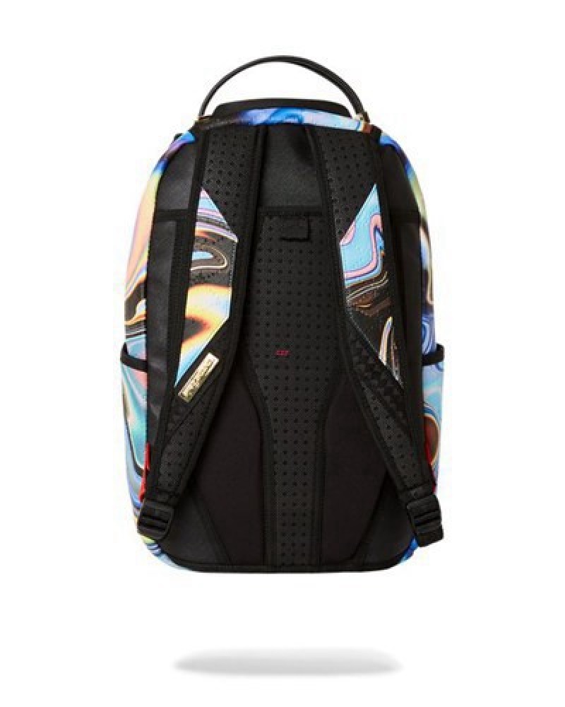 Silver Sprayground 24/7 Aurora (Dlxv) Backpacks | 58074-AFML