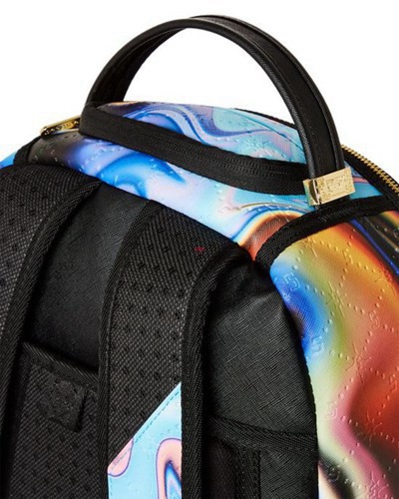 Silver Sprayground 24/7 Aurora (Dlxv) Backpacks | 58074-AFML