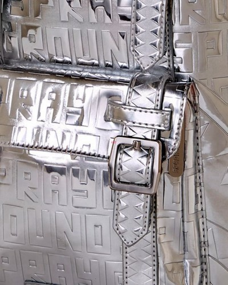 Silver Sprayground Future Titan (Metallic) Hills Backpacks | 56309-KELJ