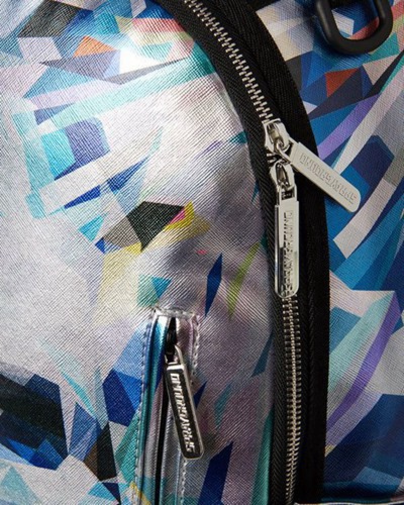 Silver Sprayground Jarvis Landry Dna Backpacks | 87250-SZCV