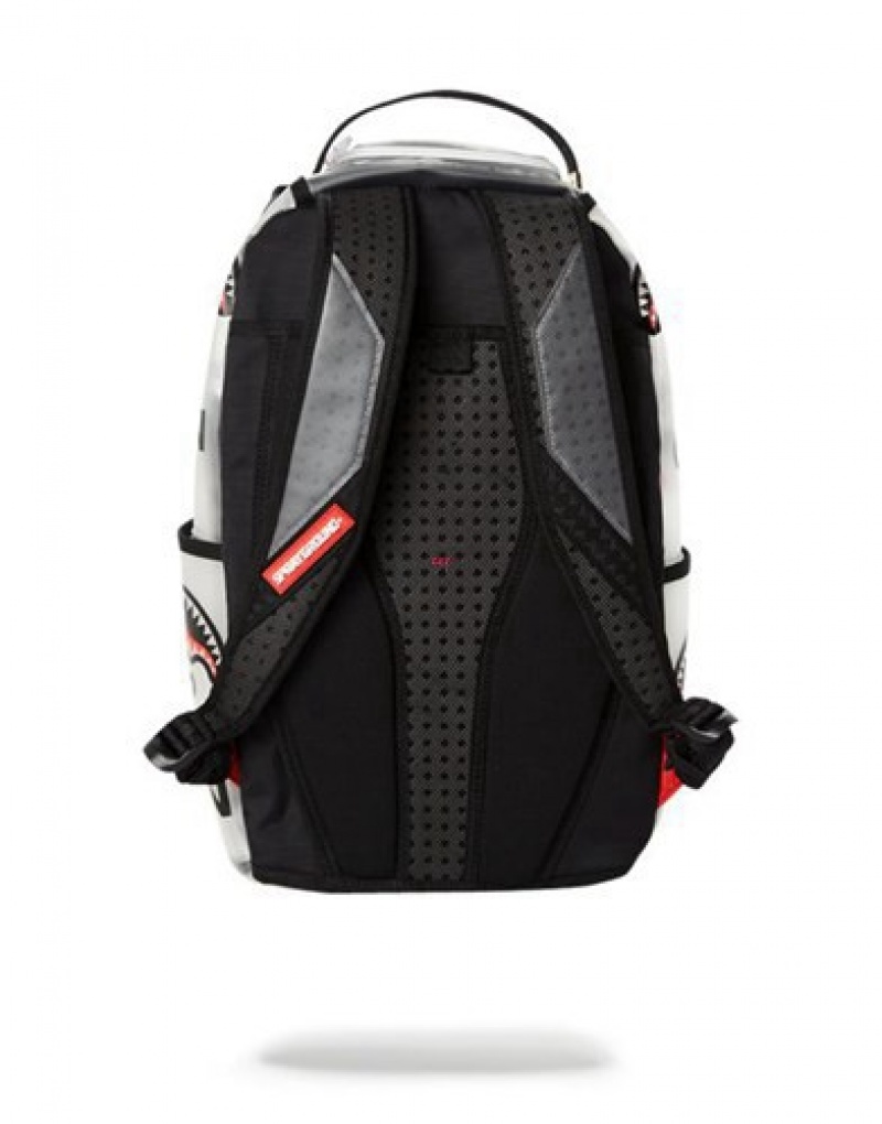 Silver Sprayground Rip Me Open Backpacks | 86950-ZOJR