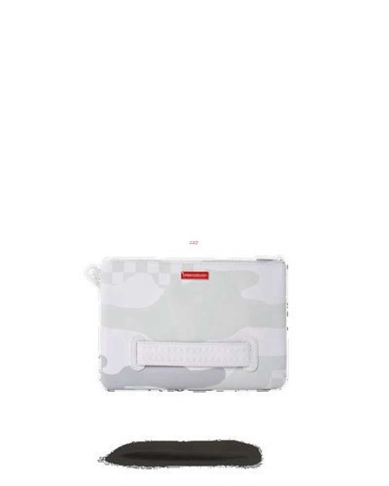 White Sprayground 3am Le Blanc Crossover Clutch Bag | 91623-IYBM