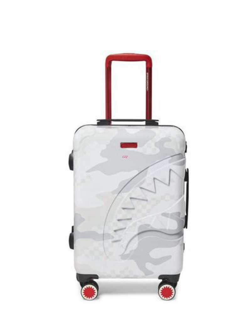 White Sprayground 3am Le Blanc Luggage Set | 95278-IDFH