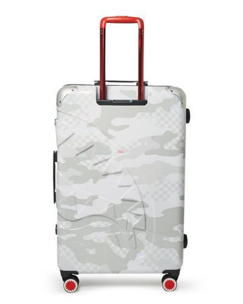 White Sprayground 3am Le Blanc Luggage Set | 95278-IDFH