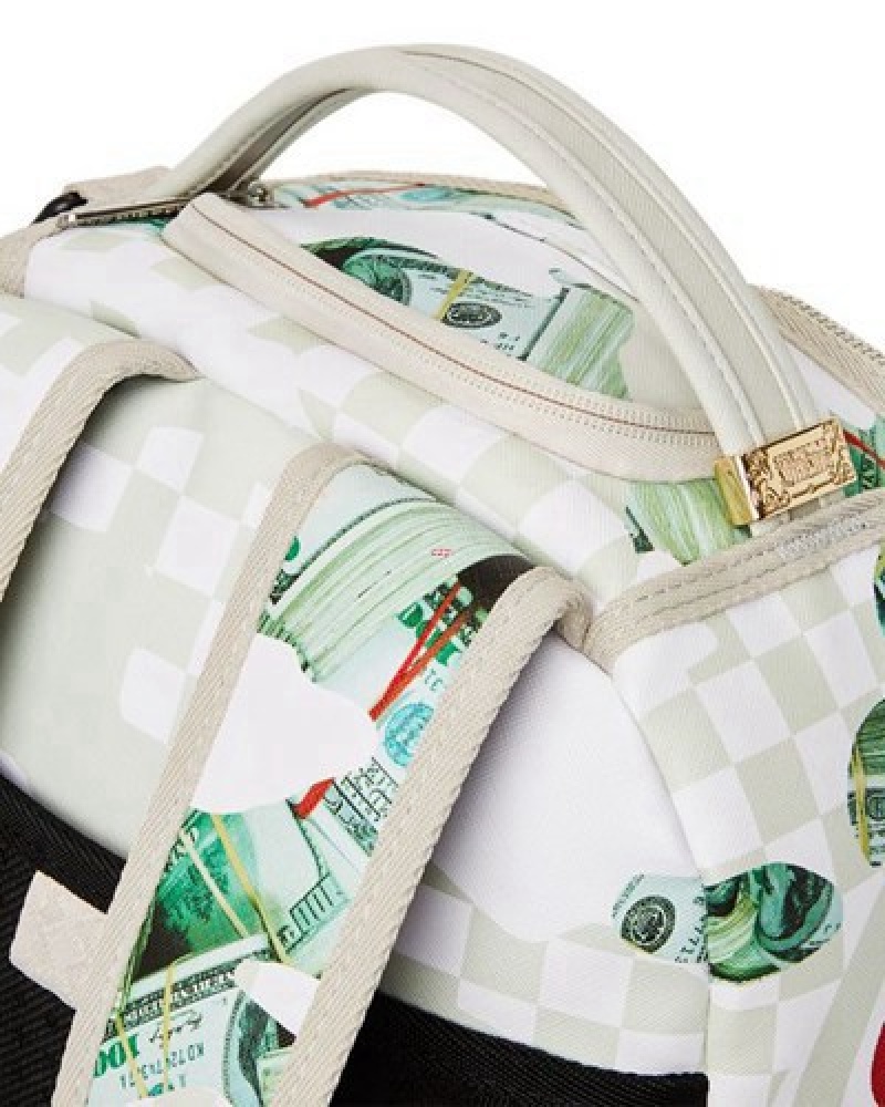 White Sprayground Ferociou (Dlxv) Backpacks | 52743-HACG