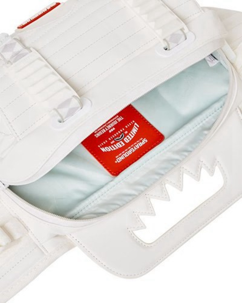 White Sprayground Future Traveler Cargo Crossbody Bags | 29763-RGJV