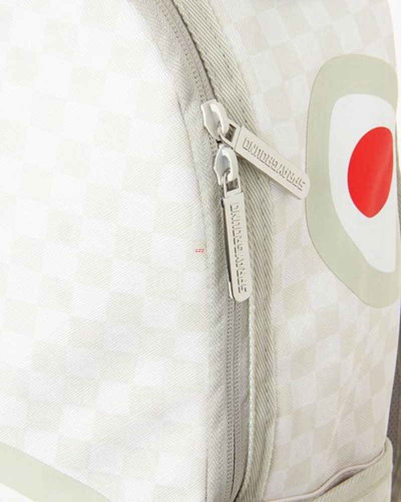 White Sprayground Mean & Clean Backpacks | 67984-IUNO