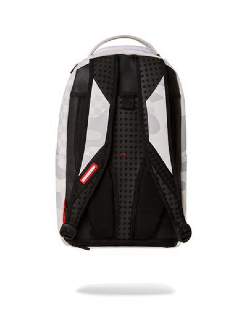 White Sprayground Payday Everyday (Dlxv) Backpacks | 13564-UXOE