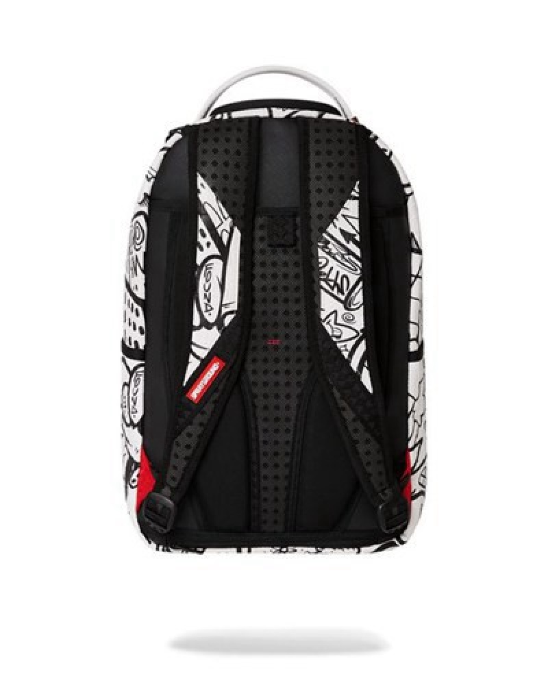 White Sprayground Payday Party (Dlxv) Backpacks | 32014-EZUH