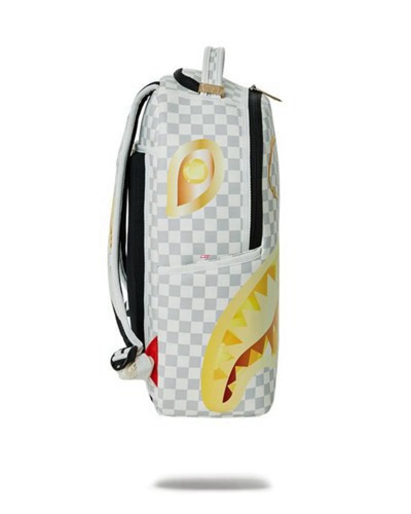 White Sprayground Sailor Moon Wink (Dlxv) Backpacks | 83752-OUMS