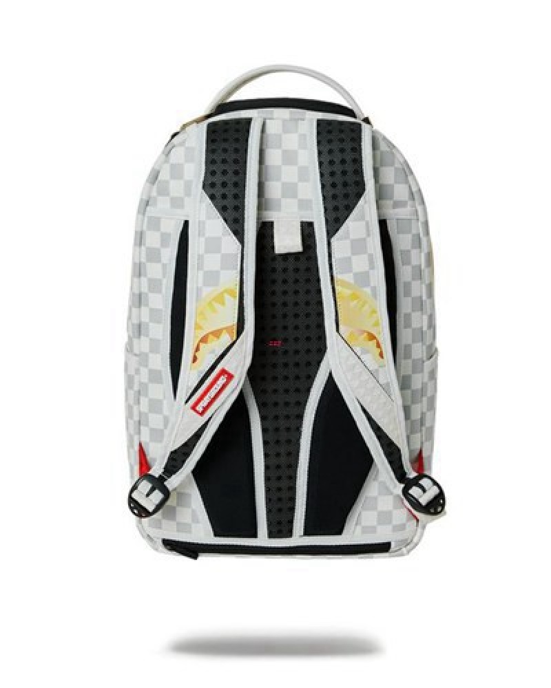 White Sprayground Sailor Moon Wink (Dlxv) Backpacks | 83752-OUMS