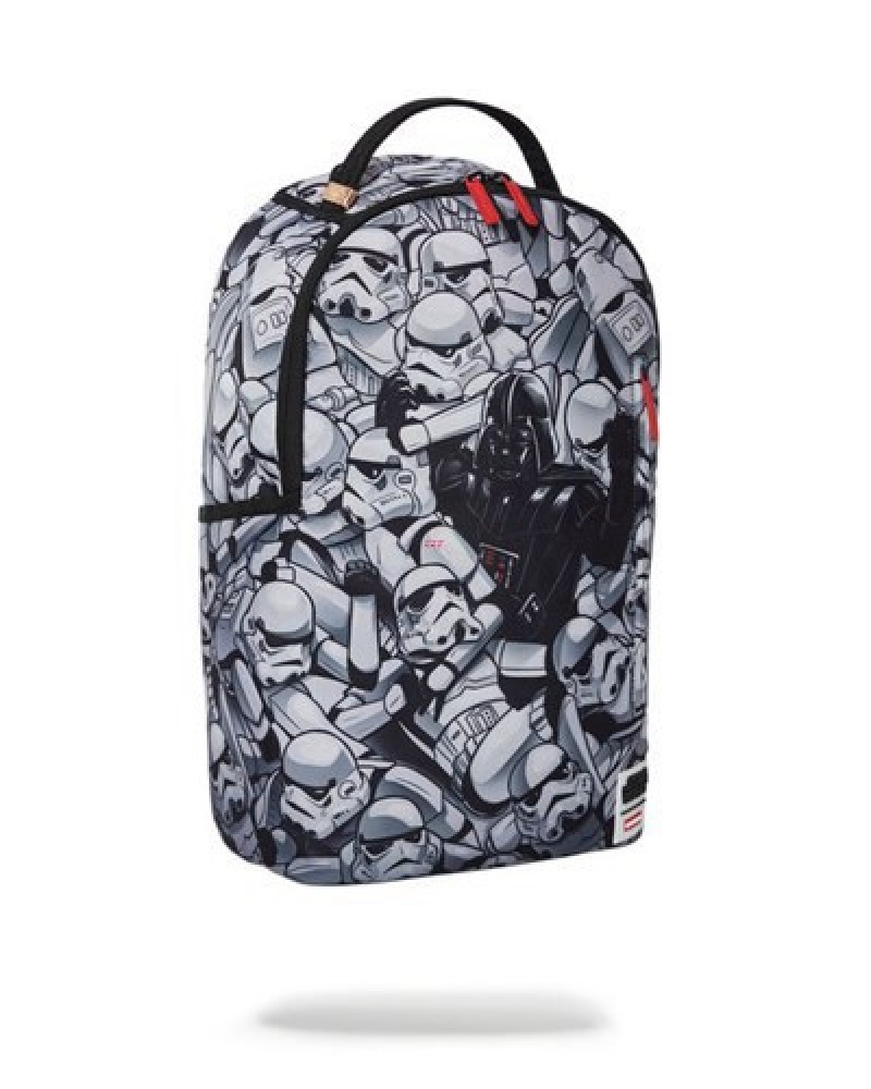 White Sprayground Star Wars: Storm Troopers Crammed (Dlxr) Backpacks | 71938-JRXI