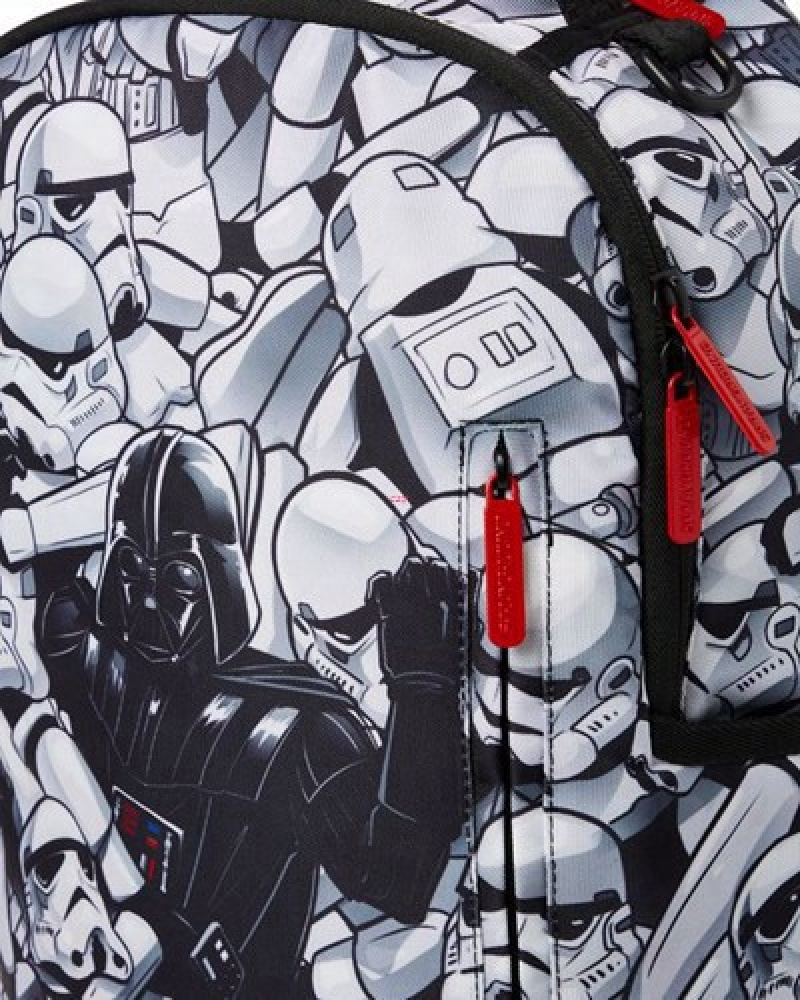 White Sprayground Star Wars: Storm Troopers Crammed (Dlxr) Backpacks | 71938-JRXI