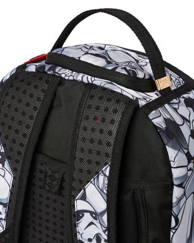 White Sprayground Star Wars: Storm Troopers Crammed (Dlxr) Backpacks | 71938-JRXI