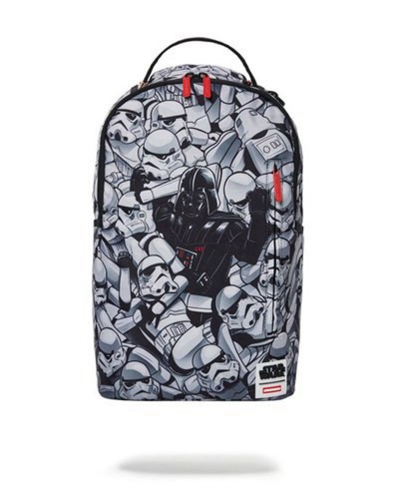 White Sprayground Star Wars: Storm Troopers Crammed (Dlxr) Backpacks | 71938-JRXI