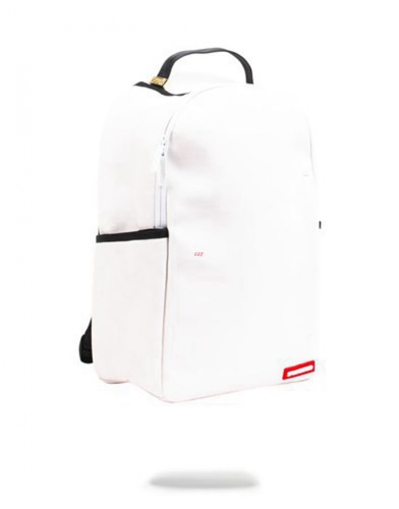 White Sprayground The Diy (Vegan Leather & Inner Money Lining) & Markers Included Backpacks | 39278-DFJG