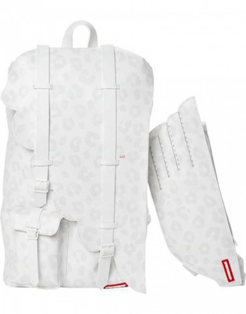 White Sprayground The Wings To The Future Crosswing Crossbody Bags | 56017-NRLH