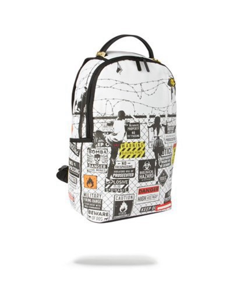 White Sprayground We Are The Kids Backpacks | 30758-JPAE