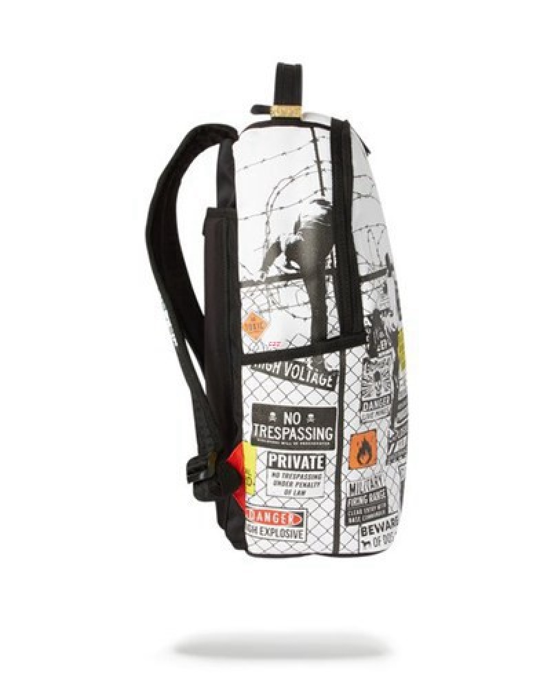 White Sprayground We Are The Kids Backpacks | 30758-JPAE