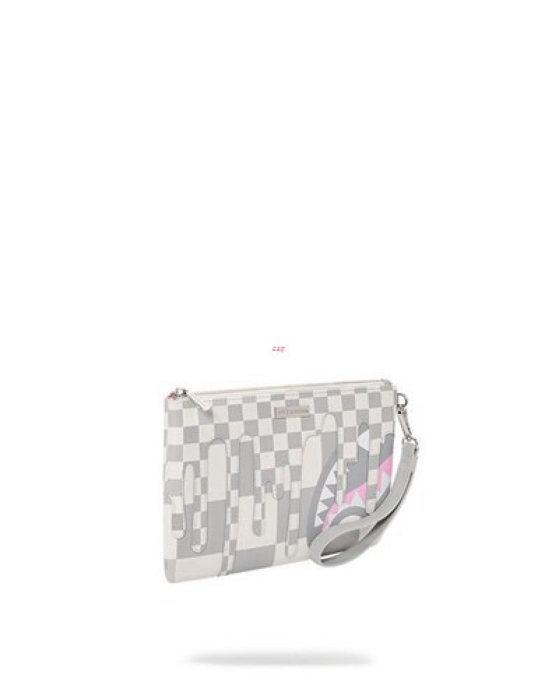 White Sprayground Xtc La Palais Crossover Clutch Bag | 96270-MNKZ