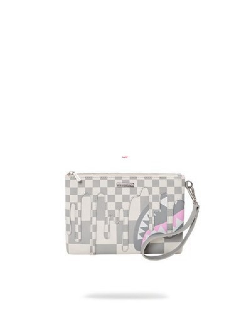 White Sprayground Xtc La Palais Crossover Clutch Bag | 96270-MNKZ