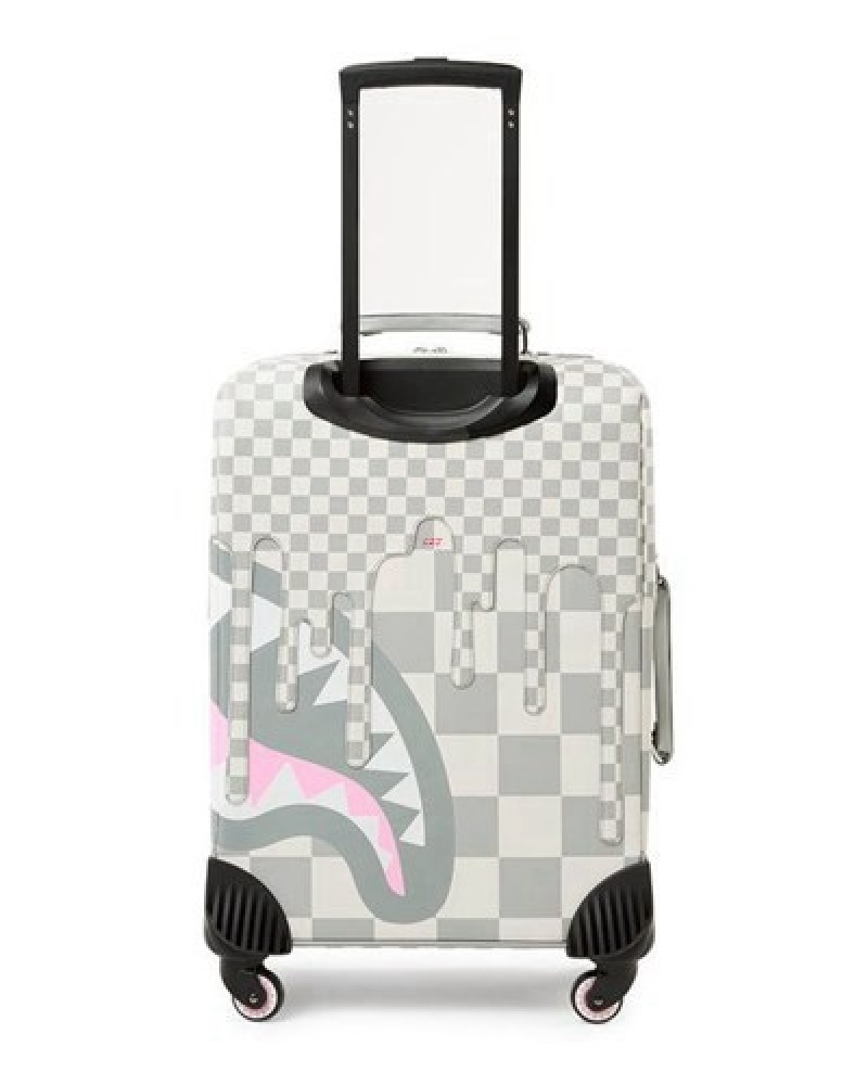 White Sprayground Xtc La Palais Jetsetter Carry-on Luggage | 52714-TZEH