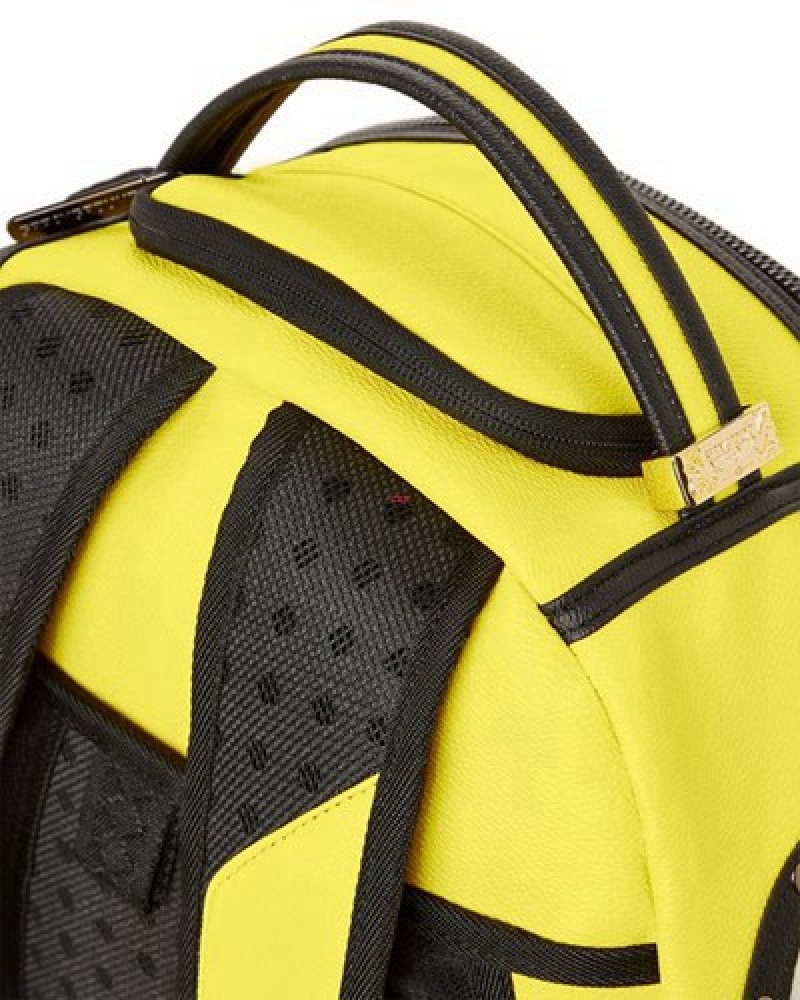 Yellow Sprayground Adrenaline Rush (Dlxv) Backpacks | 18302-ACJO