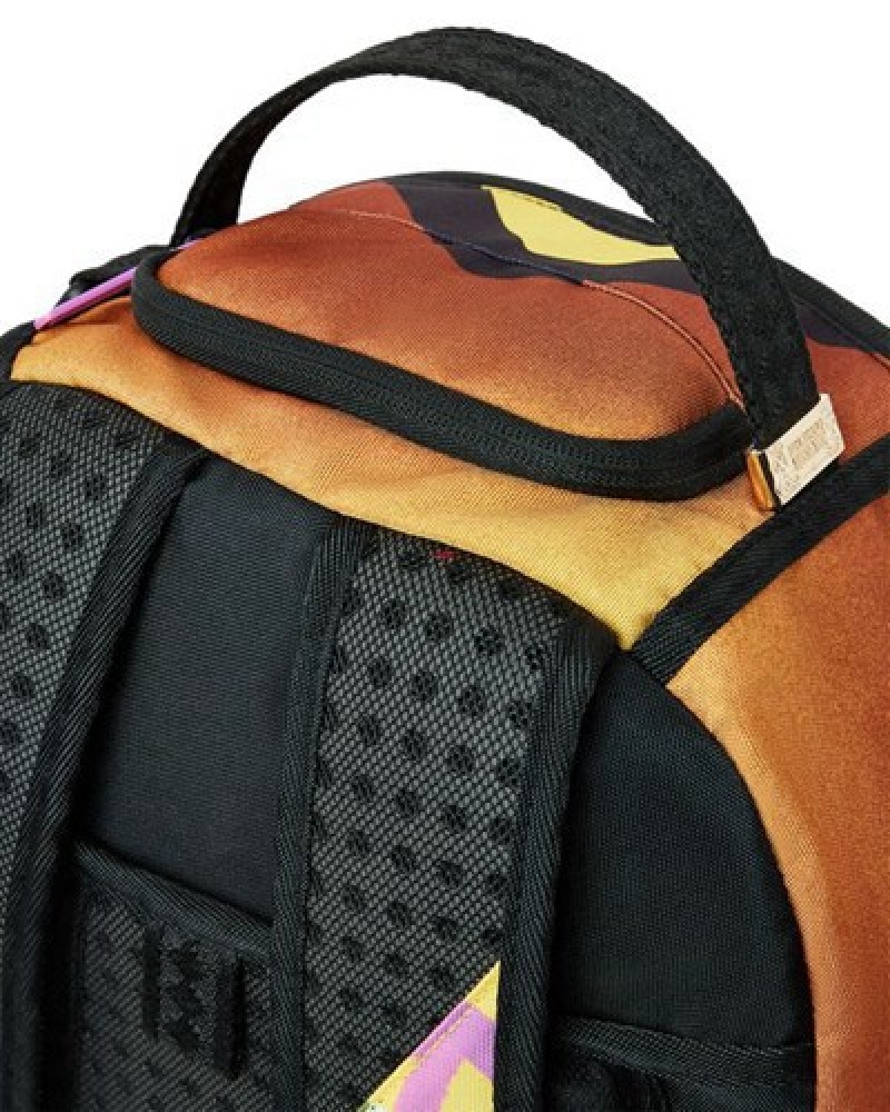 Yellow Sprayground Area Sg Backpacks | 68471-ZCLF