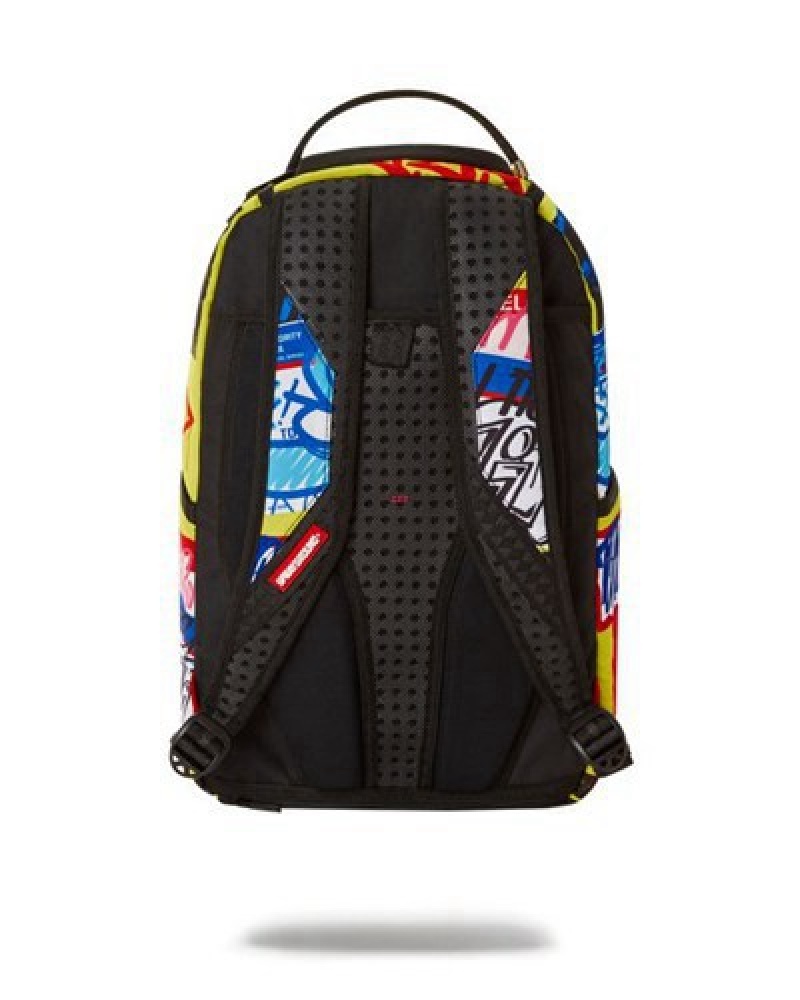 Yellow Sprayground Pay No Attention (Dlxr) Backpacks | 23065-XDUP