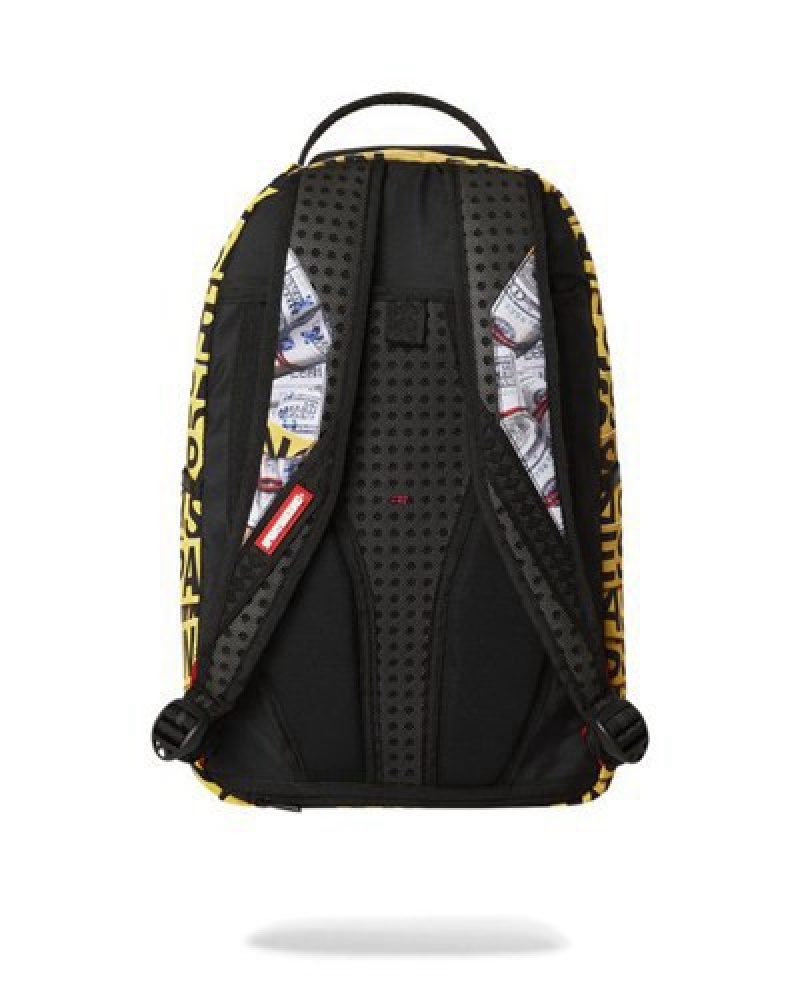 Yellow Sprayground Player One Select Backpacks | 37628-JXHB