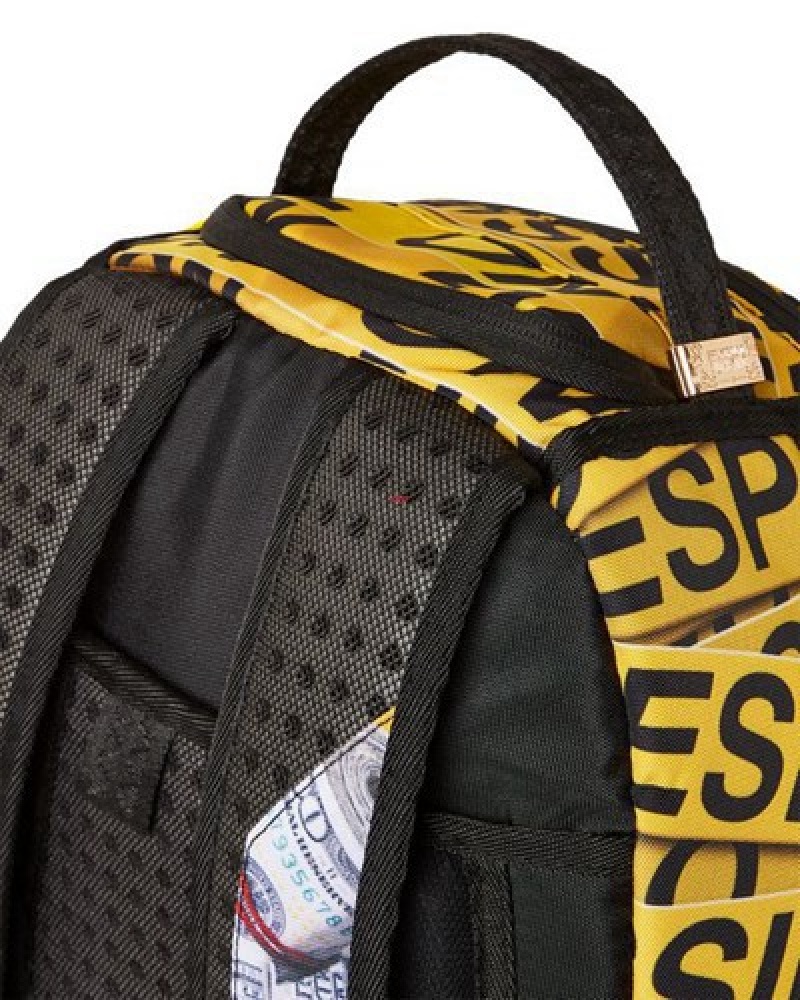 Yellow Sprayground Player One Select Backpacks | 37628-JXHB