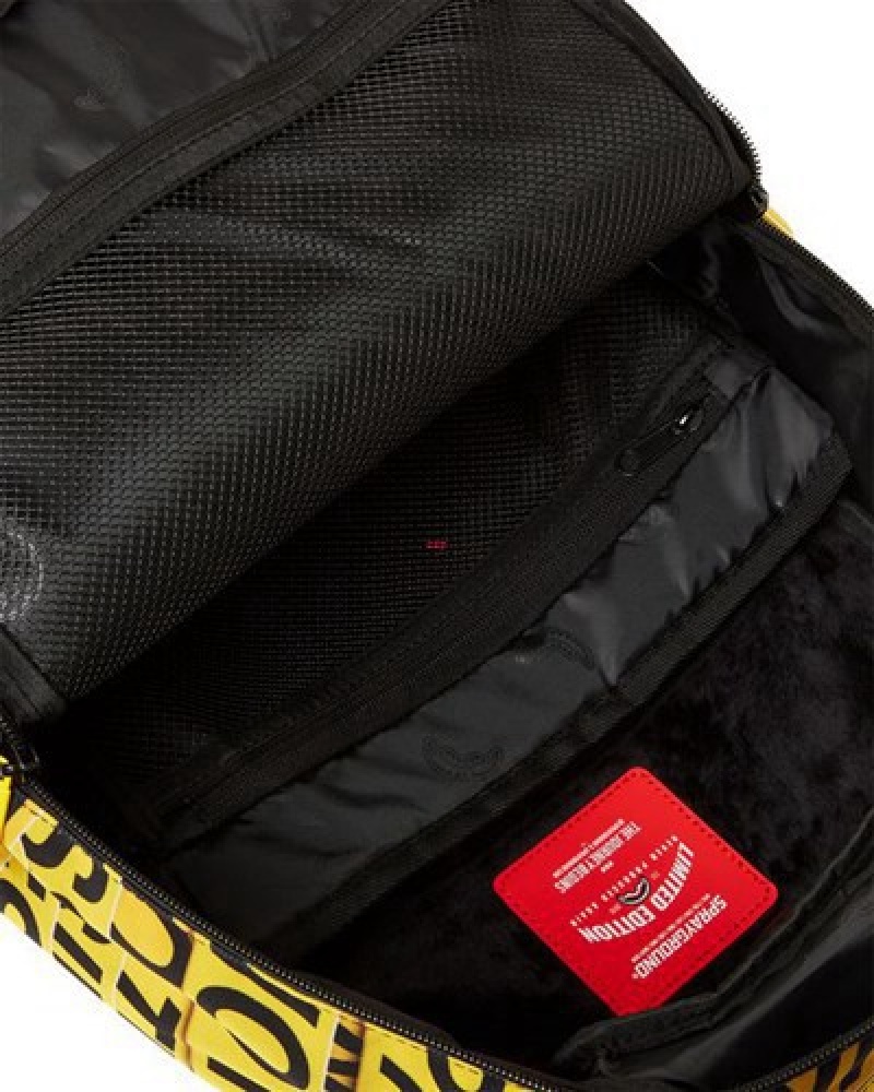 Yellow Sprayground Player One Select Backpacks | 37628-JXHB