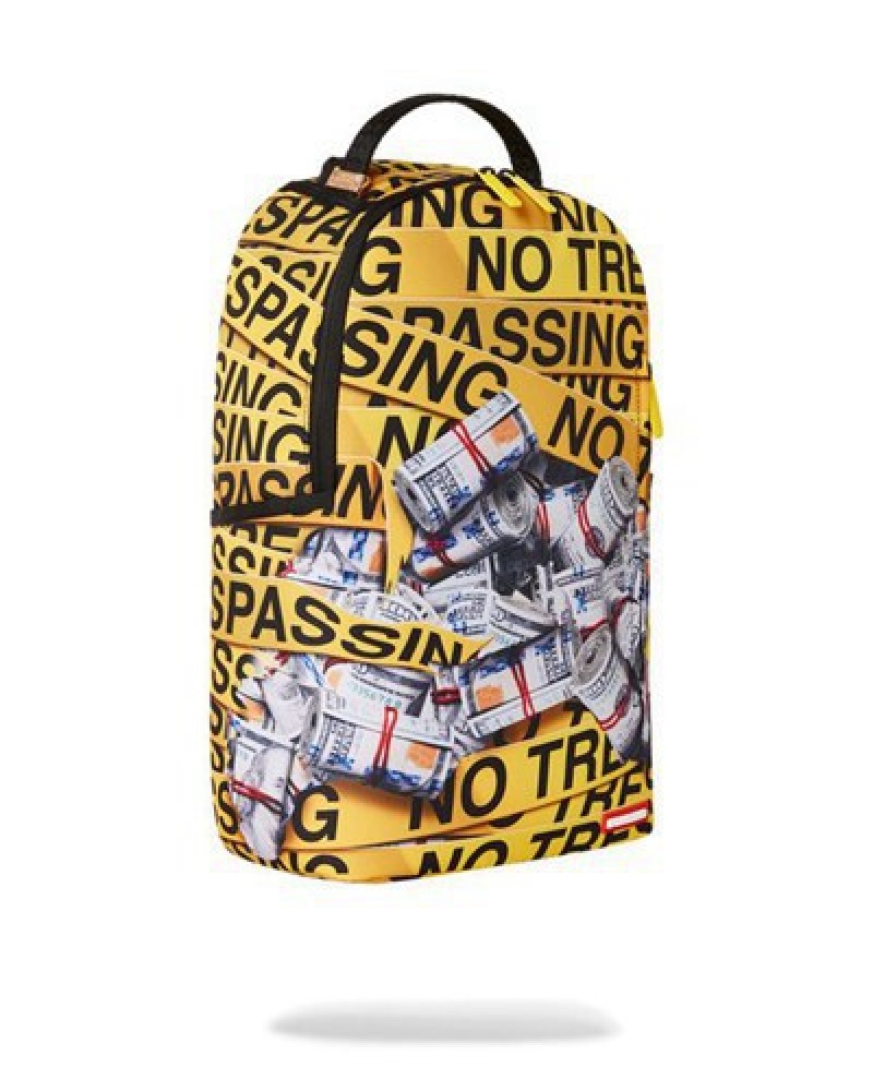 Yellow Sprayground Player One Select Backpacks | 37628-JXHB