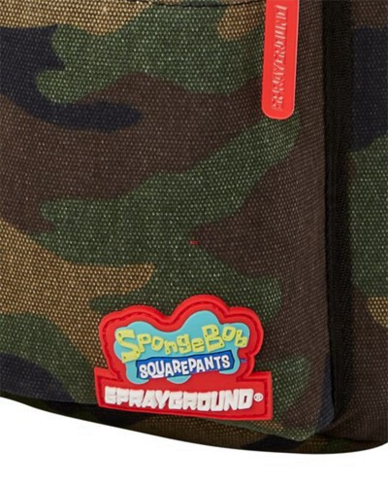 Yellow Sprayground Spongebob Split (Dlxr) Backpacks | 05198-AFSJ