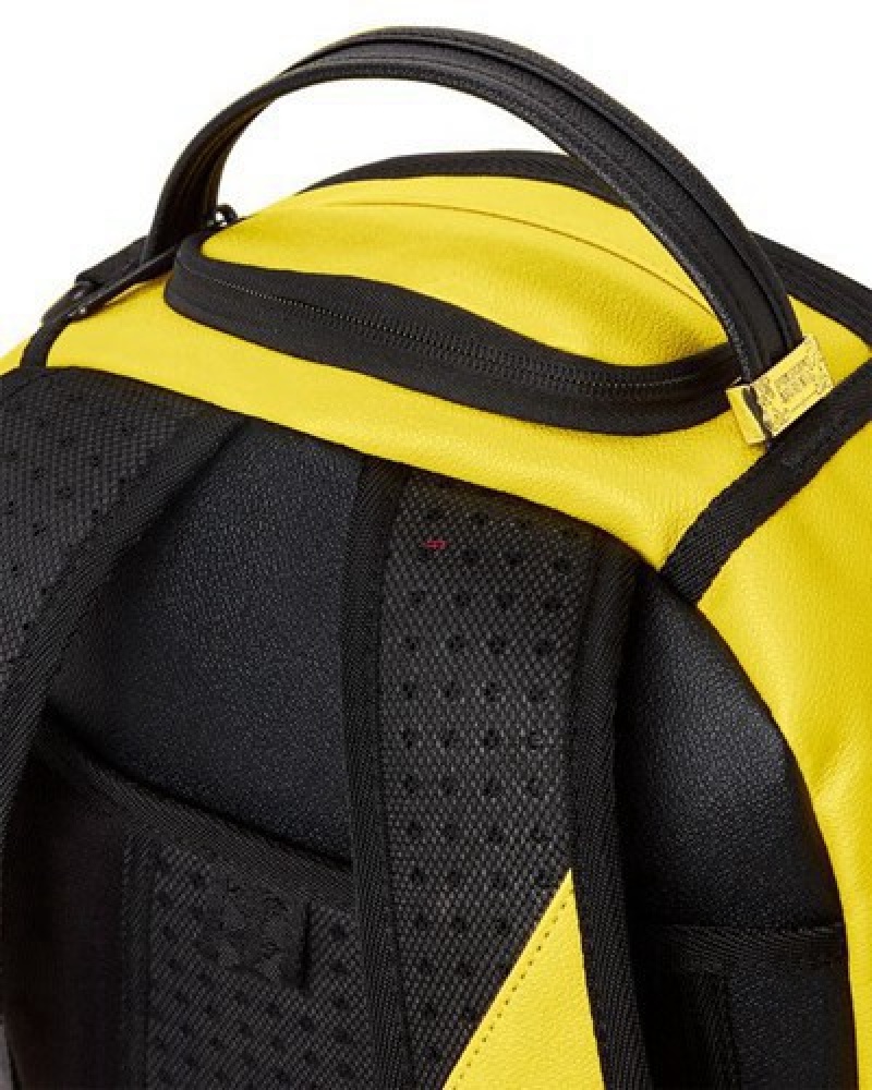 Yellow Sprayground The Entrepreneur (Dlxv) Backpacks | 38769-UBLD